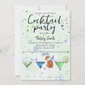 Cocktail-Party Einladung (Vorderseite)