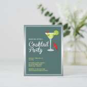 Cocktail-Party Einladung (Stehend Vorderseite)