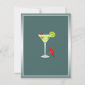 Cocktail-Party Einladung (Rückseite)