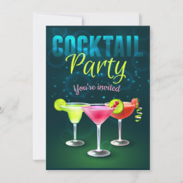 Cocktail Party Einladung Cards