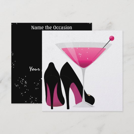 Cocktail-Party Einladung des SRF (Vorne/Hinten)