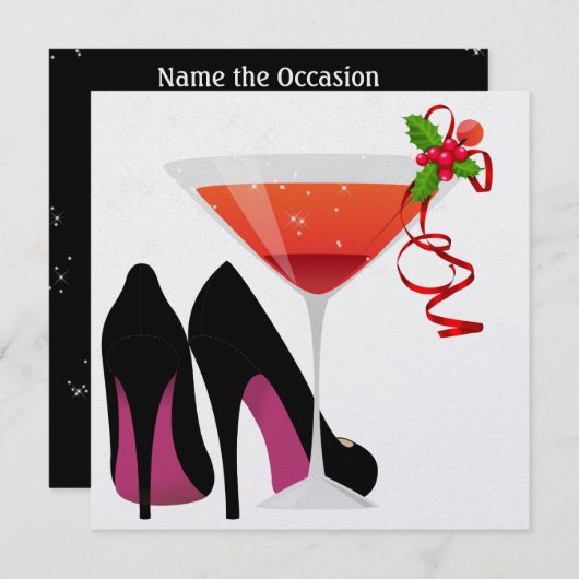 Cocktail-Party Einladung des SRF (Vorne/Hinten)