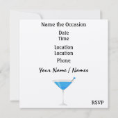 Cocktail-Party Einladung des SRF (Rückseite)