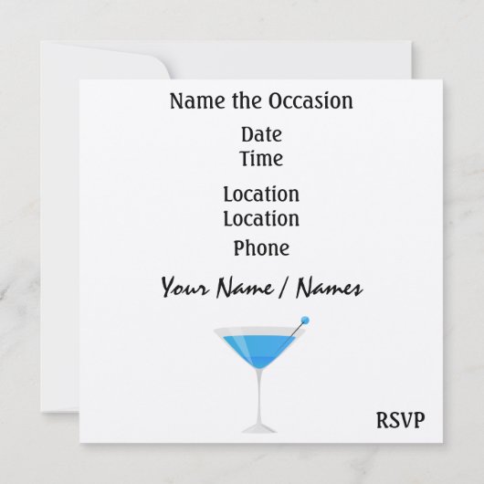 Cocktail-Party Einladung des SRF (Rückseite)