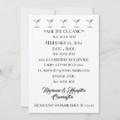 Cocktail Party Einladung - Lesen Sie (Rückseite)