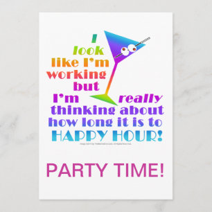 Cocktail-Party Einladung - wie lang zur