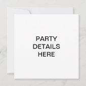 Cocktail-Party Einladung - Wie lange bis zum Glück (Rückseite)