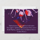 Cocktail Party Einladungen Casino Glücksspiel Them (Rückseite)