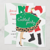 Cocktail-Party| Einladungen zu Feiertagen (Vorne/Hinten)