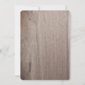 Cocktail-Party für den Hausgebrauch Holzeinladung Einladung (Rückseite)