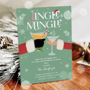 Cocktail-Party für Jingle und Mingle Einladung
