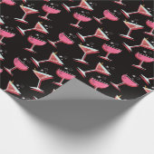 Cocktail-Party Geschenkpapier (Ecke)