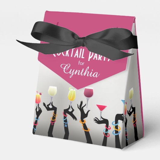 Cocktail-Party Geschenkschachtel (Vorderseite)