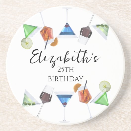 Cocktail-Party Getränkeuntersetzer (Vorne)