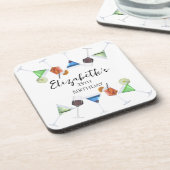 Cocktail-Party Getränkeuntersetzer (Linke Seite)