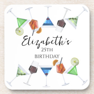 Cocktail-Party Getränkeuntersetzer