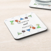 Cocktail-Party Getränkeuntersetzer (Linke Seite)