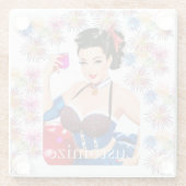 Cocktail Party Girl Thunder_Cove Glasuntersetzer (Rückseite)