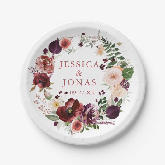 Cocktail-Party Hochzeitsstimmung Pappteller (Vorderseite)