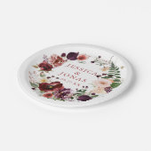 Cocktail-Party Hochzeitsstimmung Pappteller (Schrägansicht)