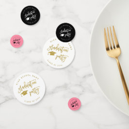 Cocktail-Party-Klasse für farbenfrohe Graduation Konfetti