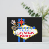 Cocktail Party Las Vegas RSVP Karte (Stehend Vorderseite)