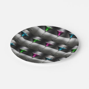 Cocktail Party Martini Party Papier Teller