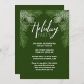 Cocktail Party mit rustikalen Baumzweigen Urlaub I Einladung (Vorne/Hinten)