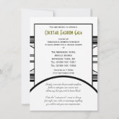 Cocktail Party Mittlere Einladungen (Rückseite)