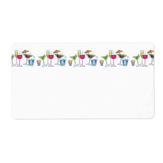 COCKTAIL PARTY NAME TAG ETIKETT (Vorne)