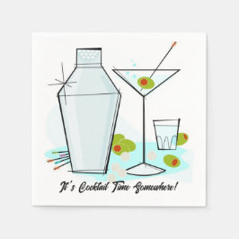 Cocktail Party Napkins Serviette