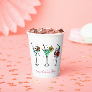 Cocktail Party Niedlich Pappbecher