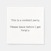 Cocktail-Party Serviette (Vorderseite)