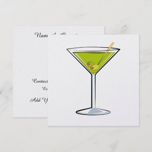 Cocktail-Party - SRF Einladung (Vorne/Hinten)