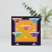 Cocktail-PARTY - SRF Einladung (Stehend Vorderseite)