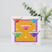 Cocktail-PARTY - SRF Einladung (Stehend Vorderseite)