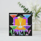 Cocktail-PARTY - SRF Einladung (Stehend Vorderseite)