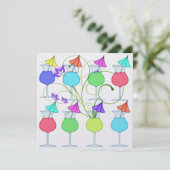 Cocktail-PARTY - SRF Einladung (Stehend Vorderseite)