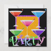 Cocktail-PARTY - SRF Einladung (Vorderseite)