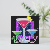 Cocktail-PARTY - SRF Einladung (Stehend Vorderseite)