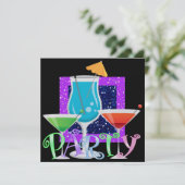 Cocktail-PARTY - SRF Einladung (Stehend Vorderseite)