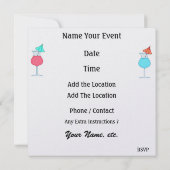 Cocktail-PARTY - SRF Einladung (Rückseite)