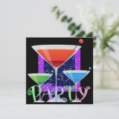 Cocktail-PARTY - SRF Einladung (Stehend Vorderseite)
