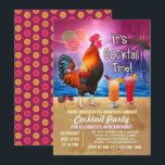Cocktail Party Tropischer Rooster Funny Birthday Einladung<br><div class="desc">Feiern Sie Ihren Sommergeburtstag oder eine andere Veranstaltung mit diesen einzigartigen, humorvollen Cocktail-Party Einladungen. Diese lustigen Einladungen sind perfekt für jedes tropische Party, egal ob es sich um einen Tag am Pool, am Strand oder sogar an der Hühnerkuppe handelt. Schließlich ist es COCKtail Zeit! Ein Hahn bläst neben einigen bunten...</div>