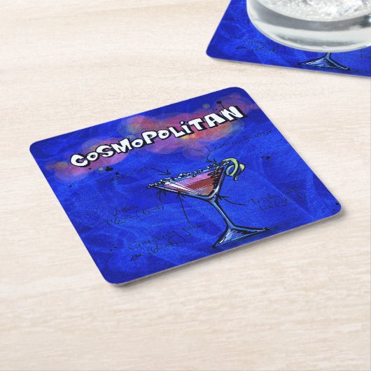 Cocktail Party Untersetzer Collection - Cosmo (angewinkelt)