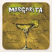 Cocktail Party Untersetzer Collection - Margarita (Vorderseite)