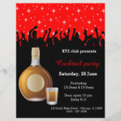 Cocktail-Party * wählen Sie Hintergrundfarbe Flyer (Vorne)