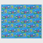 Cocktail Party Wrapping Paper von Atompalm Springs Geschenkpapier (Flach)