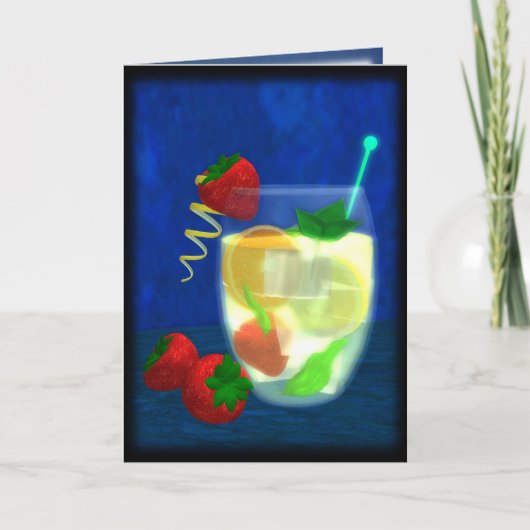 Cocktail: Pimm's No.1 Einladung (Vorderseite)