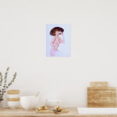 Cocktail Pin-Up Poster (Küche)